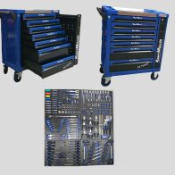 KraftMuller Tool Cabinet with Dynamometric Wrench 8/6 - 534 Pieces