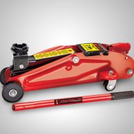 KraftMuller 2 Ton Hydraulic Floor Jack - Durable and efficient hydraulic floor jack with a large rotatable support plate.