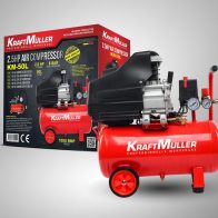 KRAFTMULLER 2.5HP AIR COMPRESSOR KM-50L - A powerful and reliable air compressor for diverse pneumatic applications.